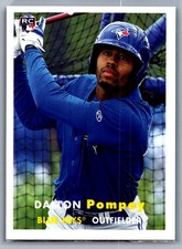 Dalton Pompey 66 2015 Topps Archives RC Rookie Toronto Blue Jays Card