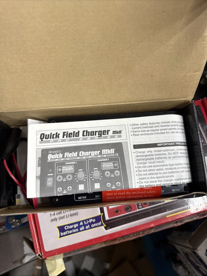 NEW Hobbico Quick Field Charger MkII Pro Series For NICd NiMH LiPo HCAP0290 - Image 2 of 3