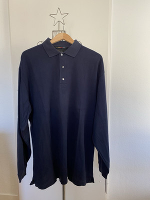 HERREN POLOSHIRT GREG NORMAN GR L MARINEBLAU OW 12Ocm ÄRMELLÄNGE 60cm LÄNGE 75cm