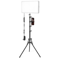 LED Video Light Kit with Adjustable Tripod Stand 63'', 2500K-8500K Dimmable P...