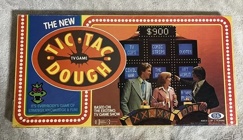 Vintage Tic-Tac-Dough TV Show Board Game Complete Ideal 1977