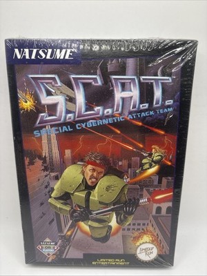 SPECIAL CYBERNETIC ATTACK TEAM SCAT -NINTENDO NES-LIMITED RUN - BRAND NEW SEALED