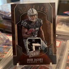 2019 Panini Black Friday Josh Jacobs RC Rookie  Player Worn PATCH 25/25 🔥🔥