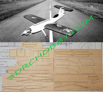 76 Special 36" Wingspan RC Airplane Kit Laser Cut Balsa & Ply Short Kit ...