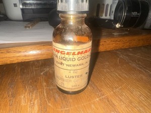 ENGLEHARD HANOVIA LIQUID GOLD, 1 oz, MOTHER OF PEARL - EAST NEWARK, N.J.