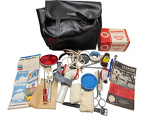 Vintage 1970's Schwinn Bicycle Bag and Tool / First Aid kit!