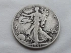 1943 P U.S. Walking Liberty Half Dollar GR-8