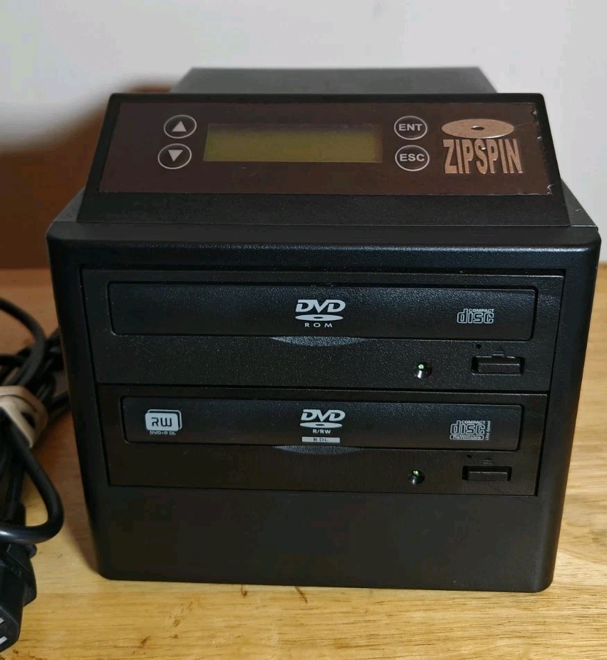 ZipSpin D121-L-S C-121-PRO CD/DVD Disc Multi-Duplicator, Burner, Recorder - Image 2 of 4
