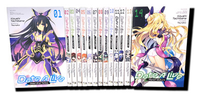 Date A Live Light Novel Volumes 1-14 Complete Set BRAND NEW English Yen Press!