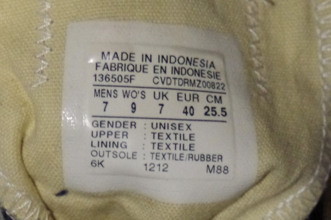 Vtg Converse Chuck Taylor All-Star Sneakers Shoes 7 Men 9 Women Royal Blue GUC thumbnail 4