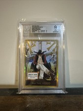 BGS Mint 9 Don!! Card Gold Dracule Mihawk - The Azure Sea's Seven - Low Pop