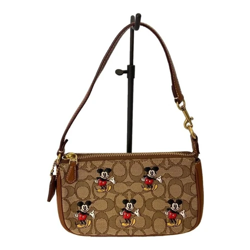 Coach Disney collaborazione Topolino borsa a tracolla tela marrone 58674c