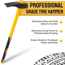 36 In Heavy Duty Tire Bead Breaker Wedge Duck Billed Tire Hammer For Tire Remova