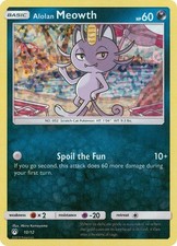 Alolan Meowth (10/12) [McDonald's Promos: 2019 Collection] Moderately Played Hol on eBay