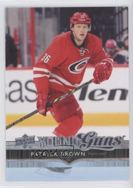 2014-15 Upper Deck Young Guns Patrick Brown #213 Rookie RC k1r