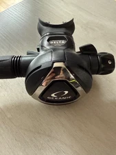 Oceanic Delta 5 EDX  Black scuba regulator/Slimline Octopus