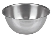 Fox Run 7328 Flat Bottom Stainless Steel Mixing Bowl 10.25 Dia x 5 H in.