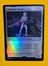 Cyberman Patrol Universes Beyond: Doctor Who Foil