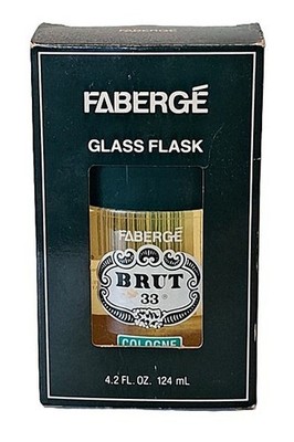 Vtg NOS Mens Faberge Brut Cologne in Box