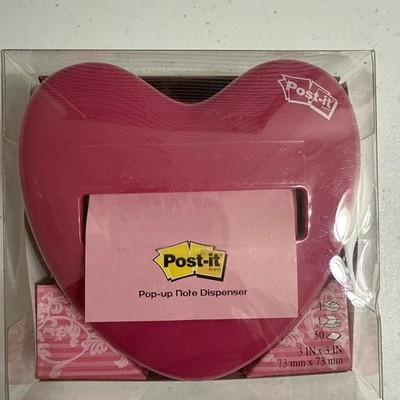 Post-it Notes 3M | Pink Heart Pop-Up Weighted Dispenser (HD-330)