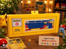 Pokémon Wireless Keyboard Perfect for Trainers! For Gaming