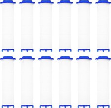 12 Pcs Shower Head Filter 3.1 Inch PP Cotton Filter Cartridge Replacement