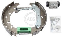 Hinterachse A.B.S. 111428 Bremsensatz, Trommelbremse FüR Ford,Mazda