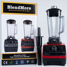 BlendMore 6000 Professional Blender 3HP 2200W 64oz - w/ "Vitamix Cookbook"
