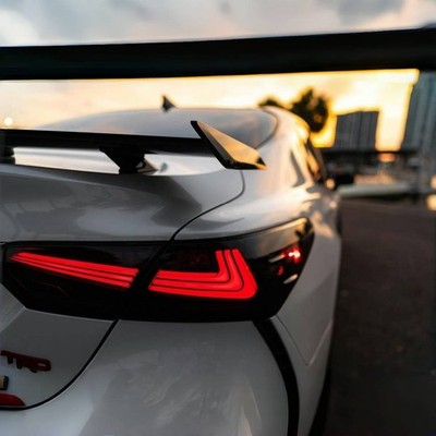 Smoked LED Tail Lights Fits 2018-2024 Toyota Camry Sedan LE/SE/XLE w/ Animation