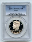 1992 S 50C Silver Kennedy Half Dollar Proof PCGS PR70DCAM