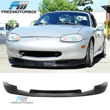 Front Bumper Lip Fit For 1999-2000 Mazda Miata MX-5 Coupe Chin Spoiler PU