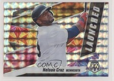 2021 Panini Mosaic Launched Mosaic Prizm Nelson Cruz #L3 fm0