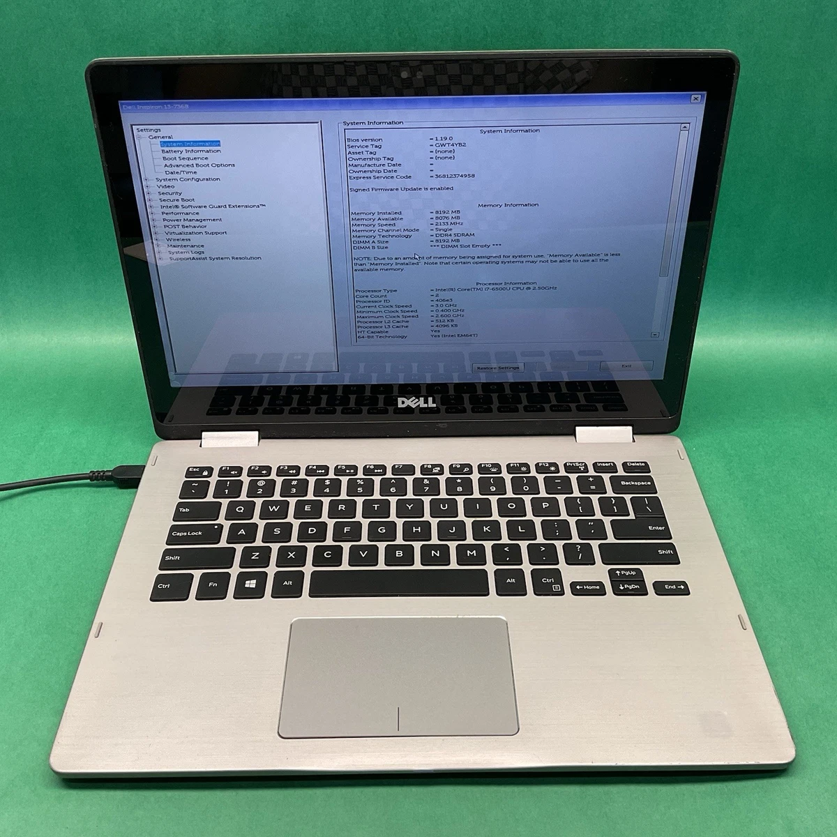 Dell Intel Core i7 6th Gen. PC Laptops & Netbooks 13-13.9 in