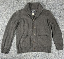 Oshkosh B'Gosh Size 14A Gray Cardigan Button Up Double Pocket Sweater