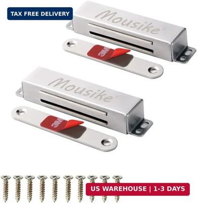 Mousike Magnetic Door Catch Heavy Duty 90lb Door Magnets with Strong Magnetic fo