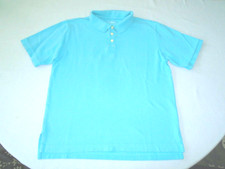 LL BEAN Boys size 14-16 Nice BLUE COTTON Polo