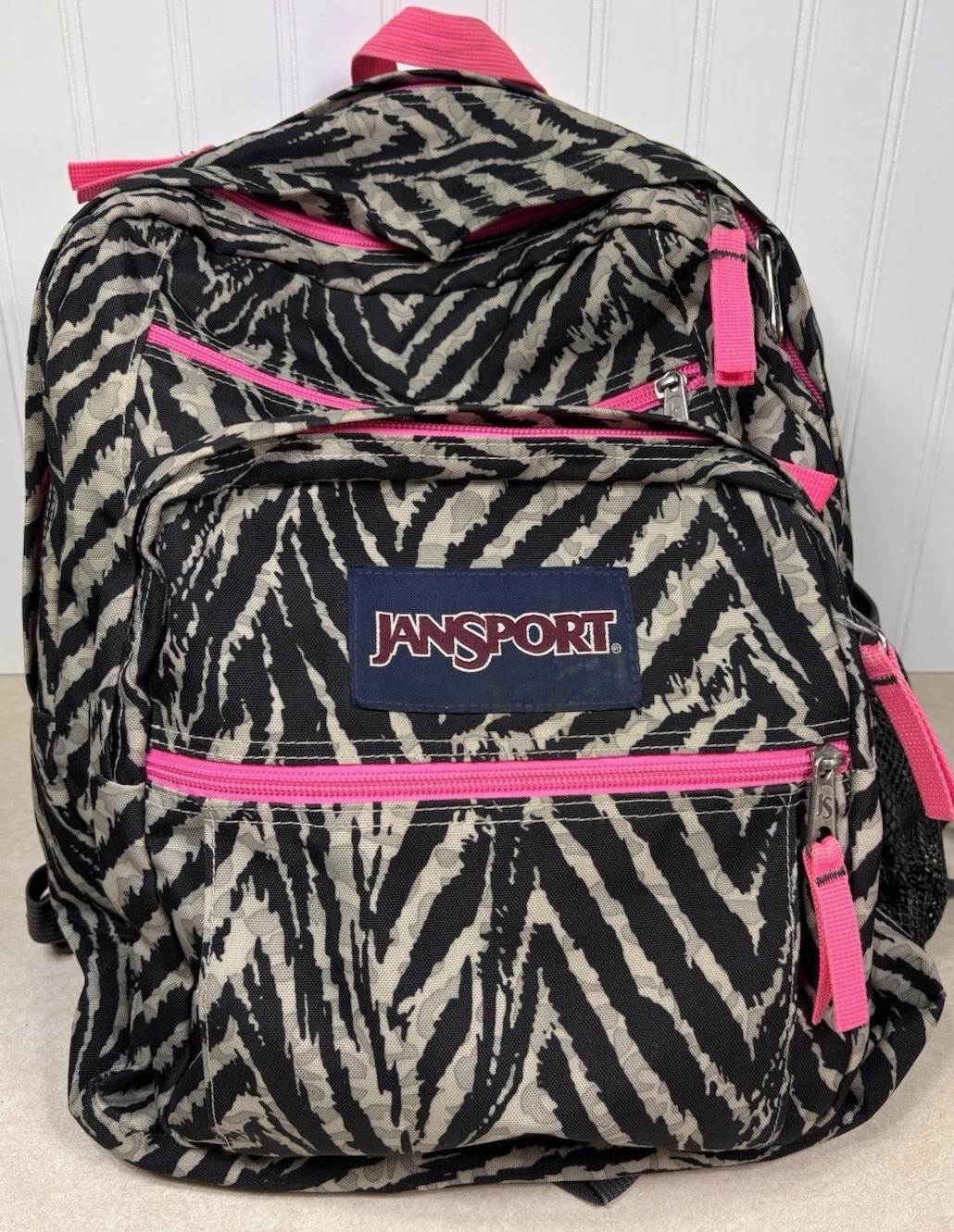 &ldquo;wild At Heart&rdquo; Zebra School Book Overnight Bag