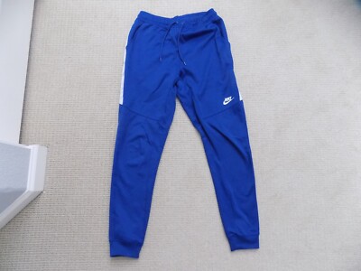 MENS M MEDIUM NIKE TRIBUTE PANTS JOGGERS TRACK BLUE WHITE 884898