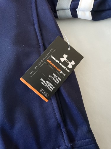 Under Armour BLUE Boys Track Suit - Jacket & Pants - 2 Piece Set - Size 4 - Picture 2 of 7