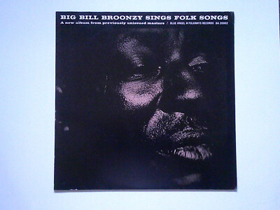 BIG BILL BROONZY SINGS FOLK SONGS - Vinyl - Blue Angel-Zweitausendeins BA 20002
