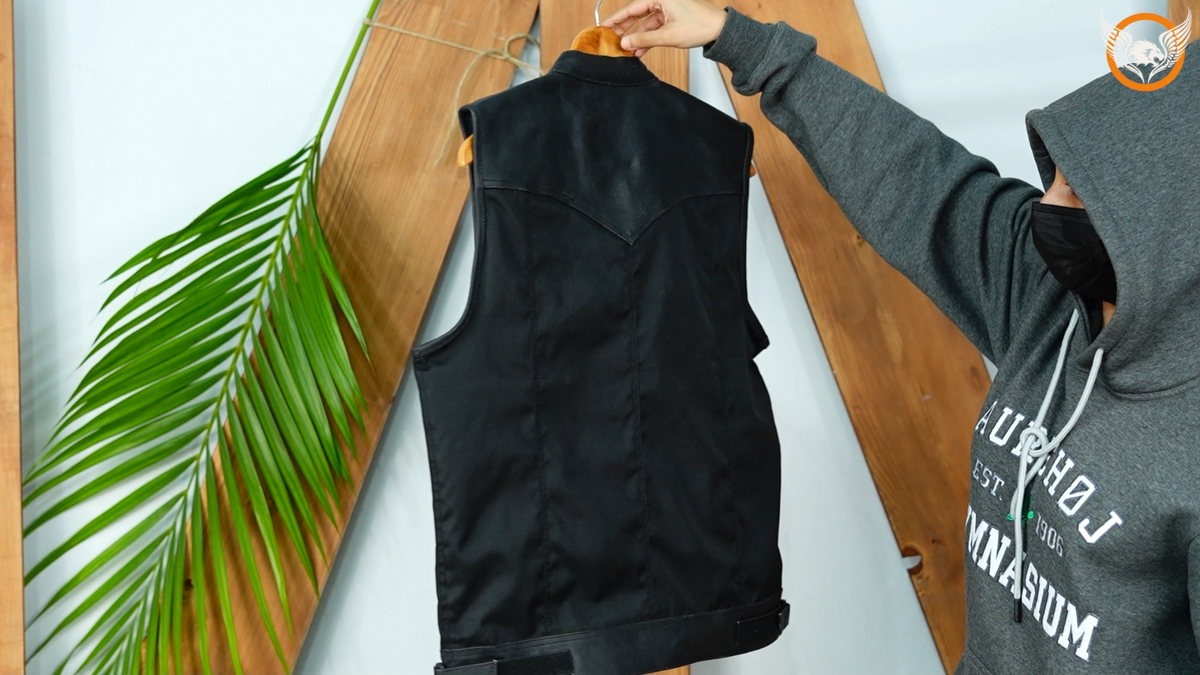 Gilet In Pelle Da Motociclista Stile SOA Per Donna - Look Rock E Ribelle - Foto 10