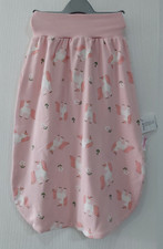 Baby Girls Pink Unicorns Summer Sleepsack Lightweight Sleeping Bag 0-6 Months