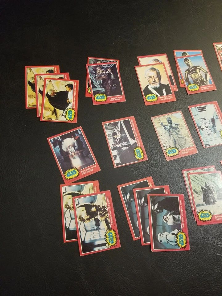 Vtg 1977 Original Star Wars Set (27 Cards) Set Red Series 2 NICE - Image 3 of 4