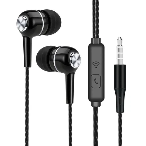 Wired Earphones For Apple iPhone iPad Samsung Headphones with mic 3.5MM aux USA - Picture 14 of 14