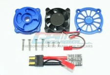 GPM Racing Aluminum Motor Heatsink W/ Cooling Fan - For Traxxas UDR UDR018FAN-B