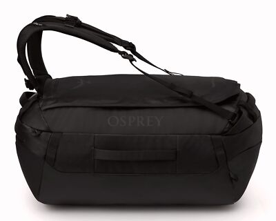 Osprey Transporter Duffel 40 Rucksack Reisetasche Rucksack Raven Black schwarz