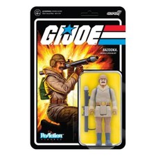 G.I. Joe Bazooka (Arctic) ReAction 3 3/4 Inch Figur 10cm Super7