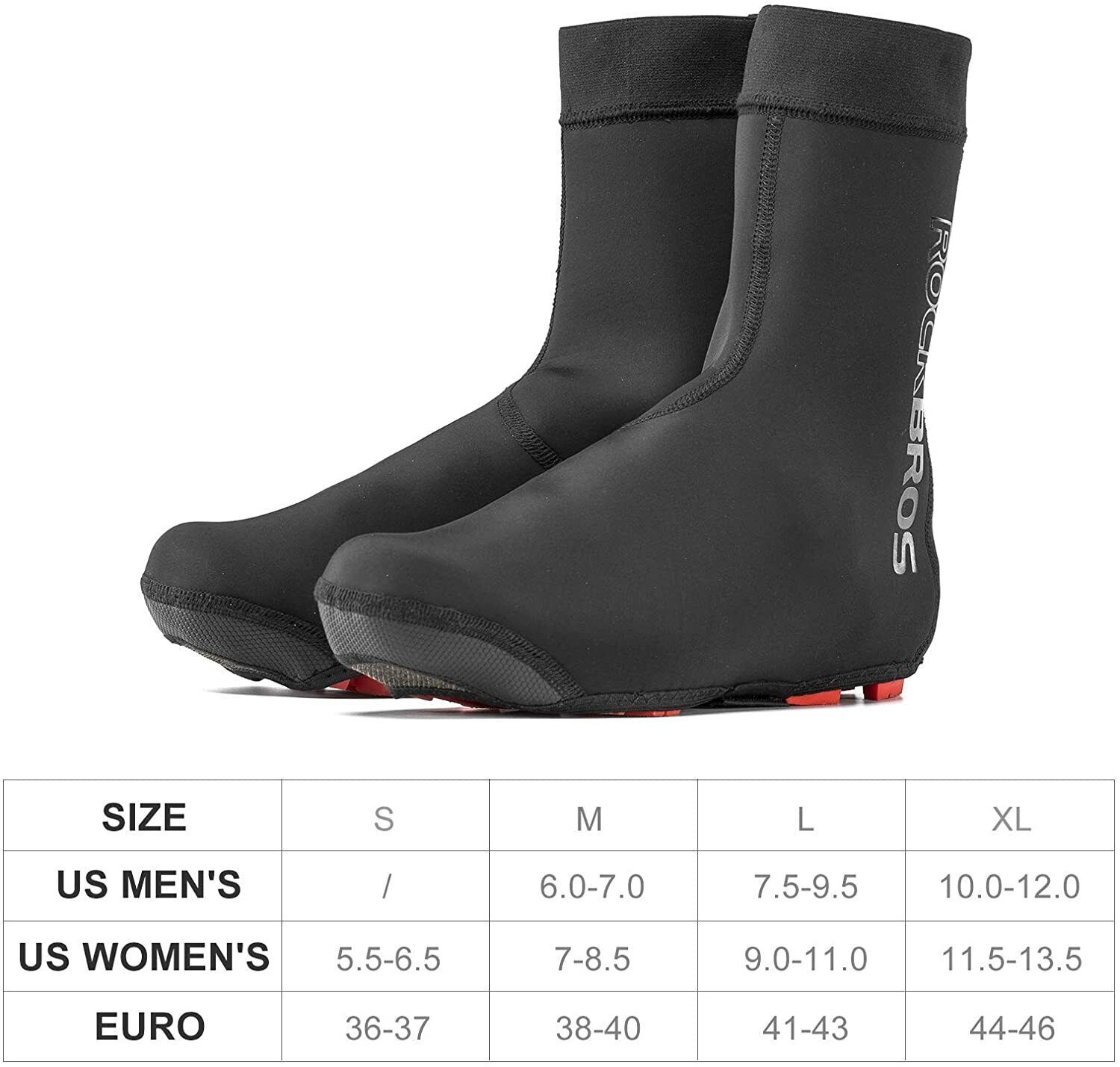 Wasserdichte Fahrradberschuhe KINGBIKE Fahrrad berschuhe Winter Thermo   Winddicht Und Wasserabweisend Fr Rennrad Und MTB, Gre 44-47