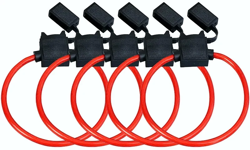 10 Pack 14 Gauge ATC In-Line Blade Fuse Holder 100% OFC Copper Wire - Image 3 of 3