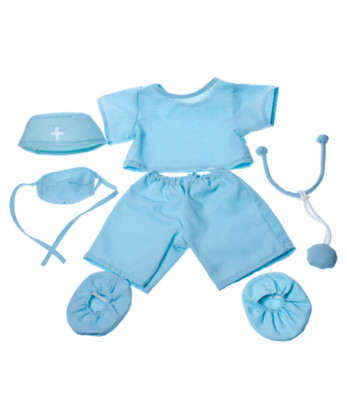 Doctor \ Scrubs Teddybär Kleidung 16'' Outfit passt 14'' - 18'' Build a Bear 